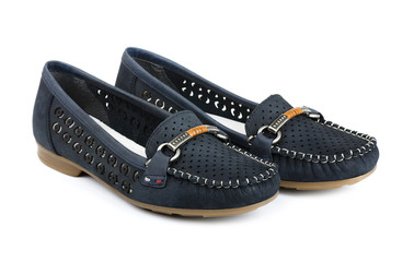 Blue women's shoes