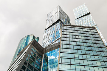 Obraz na płótnie Canvas skyscrapers Moscow International Business Center