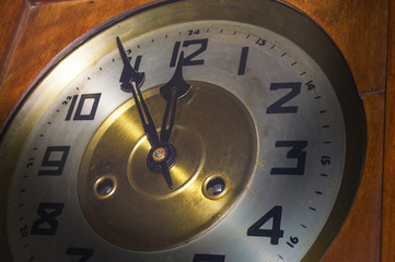 Fototapeta na wymiar Retro wall clock