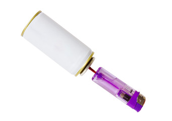 Filling gas lighters.