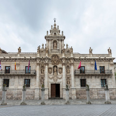 Baroque facade of the University of Valladolid