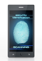 Smart phone fingerprint authentication