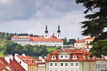 Fototapeta na wymiar Strahov Monastery, Prague, Czech Republic