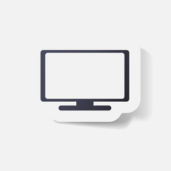 Paper clipped sticker: plasma