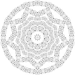 color book kaleidoscopre for relax time