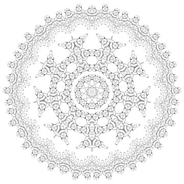 color book kaleidoscopre for relax time