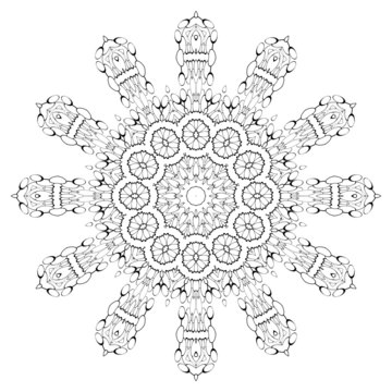 color book kaleidoscopre for relax time