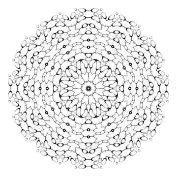 color book kaleidoscopre for relax time