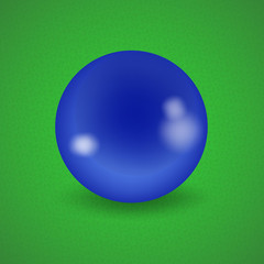 set of billiard balls, billiards, American blue ball