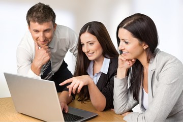 Obraz premium Business. Business people in meeting