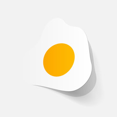 paper sticker: egg