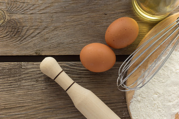 Ingredients and items for backing