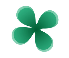 Fototapeta premium Vintage Shamrock Shape