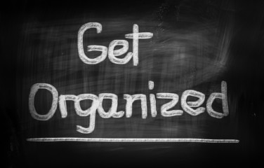 Get Organized Concept