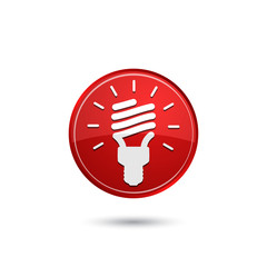 Fluorescent lamp icon