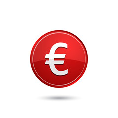 Obraz premium Euro icon