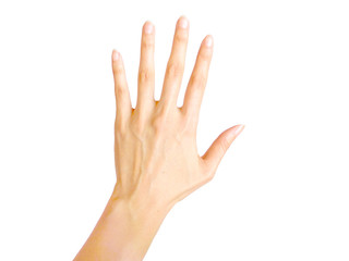 女性の手のネイルケア・スキンケア