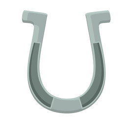 Vintage Horseshoe Vector Shape Element