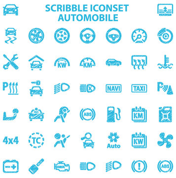 Scribble Iconset Automobile