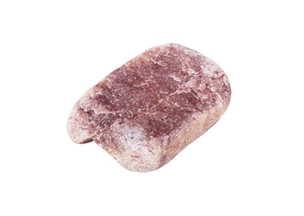 violet stone sea pebbles isolated