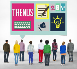 Obraz premium Media Hot Trendy Latest Modern Concept
