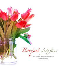 bouquet of tulip flowers