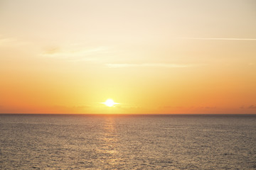 Sun rising