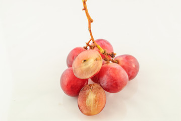 red grape isolated