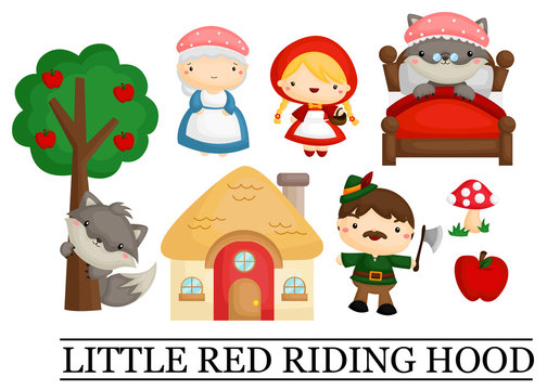 Little Red Riding Hood Cartoon Images – Browse 1,758 Stock Photos, Vectors,  and Video | Adobe Stock