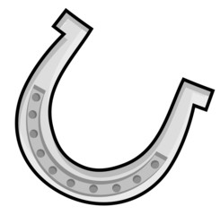 Metallic Magnet Horseshoe