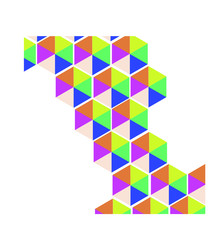 Colorful hexagons