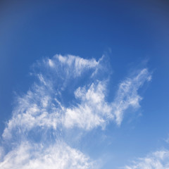 Nice Blue Sky and Cloud Background