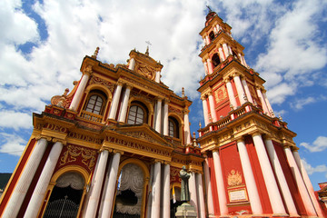 Fototapeta na wymiar San Francisco Kirche in Salta