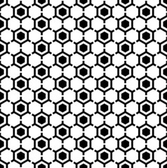 Hexagons pattern. Seamless geometric texture.