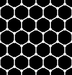 Hexagons pattern. Seamless latticed texture.