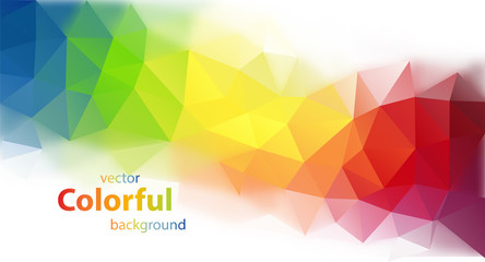 Modern colorful vector background