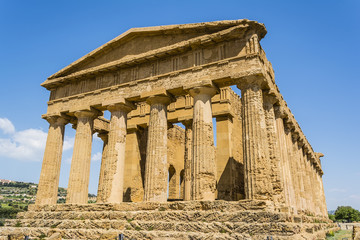 Concordia Temple. Valley of the Temples, Sicily, Italy