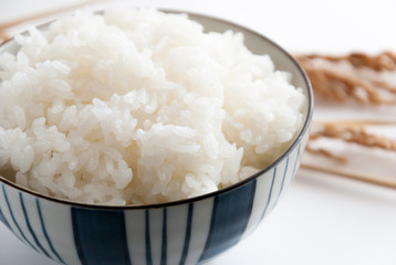 ご飯と稲穂
