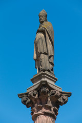 Obraz premium Freiburg Cathedral Statue