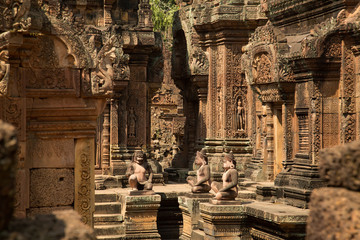 Obraz premium Banteay Srei sculptures