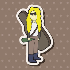 people character theme elements