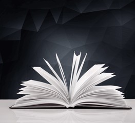 Legal. Open book on white background