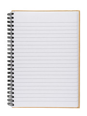 Notebook isolated on white background - 82187741