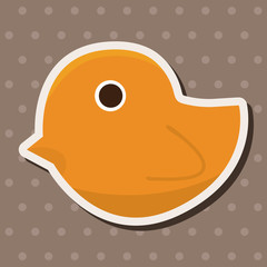 baby toy duck theme elements