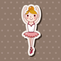 ballet dancer theme elements