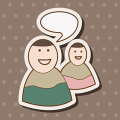 Computer-related desktop icon theme elements