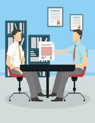 Fototapeta premium Job recruitment concept