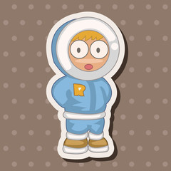 People winter theme elements