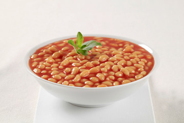 Fototapeta na wymiar Baked beans