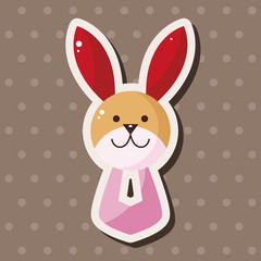 Baby rattle theme elements